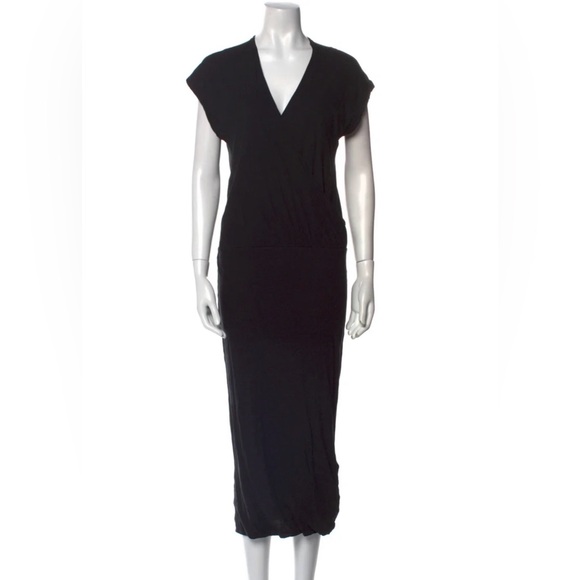 James Perse Classic Black Maxi Dress - Picture 1 of 3